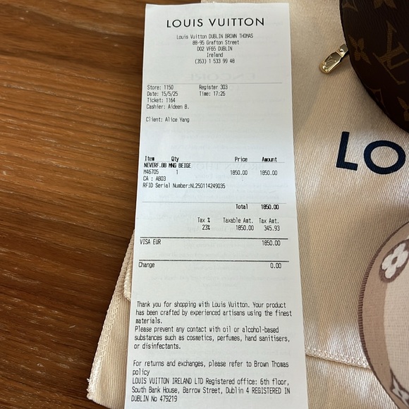 FLASH SALE!🇫🇷LOUIS VUITTON🇫🇷CROSSBODY STRAP & ROUND COIN PURSE ONLY!    NWT! - Picture 7 of 8